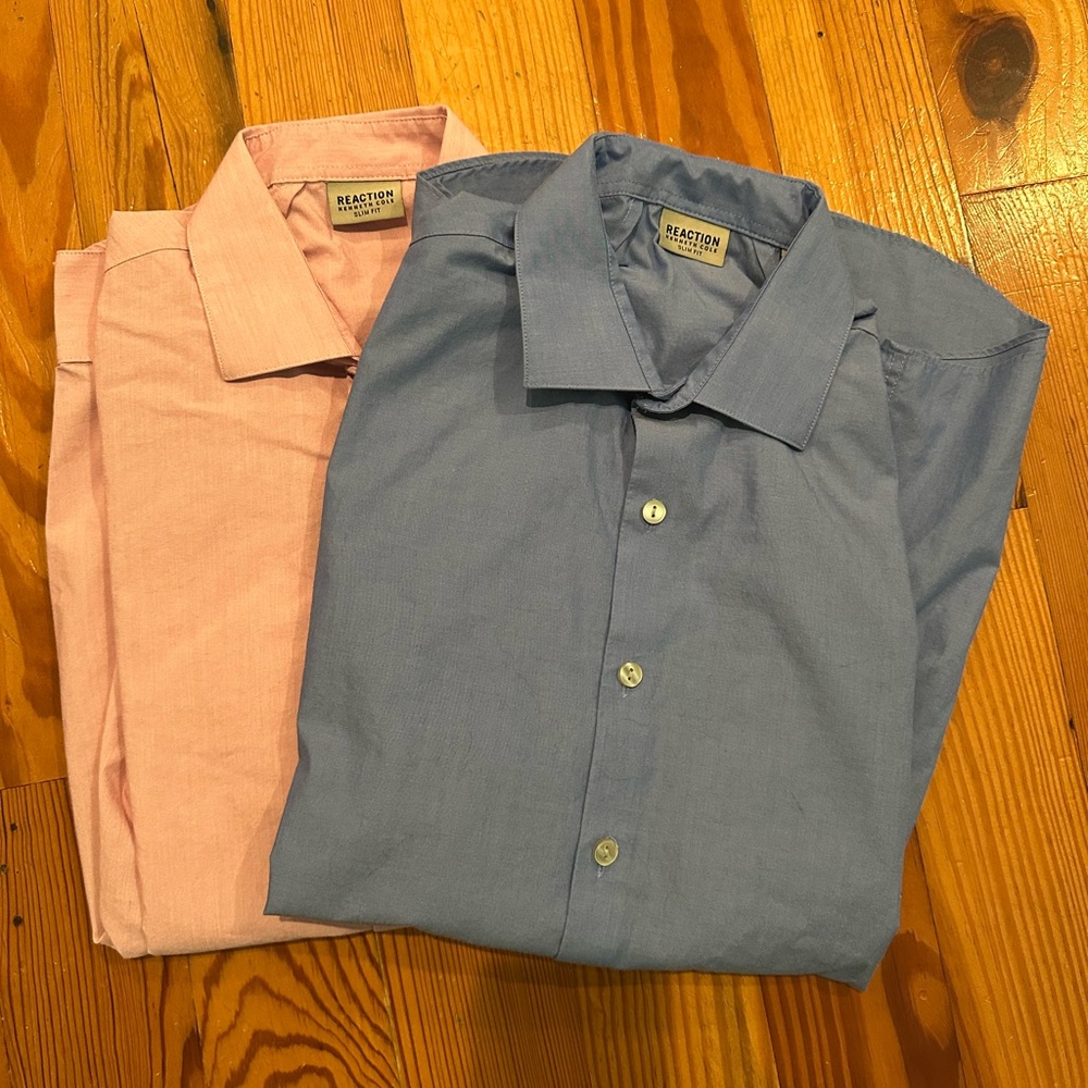 Kenneth Cole button down long sleeve shirts (Medium)